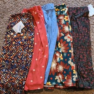 Lot of 4 Lularoe Madison skirts plus bonus Cassie